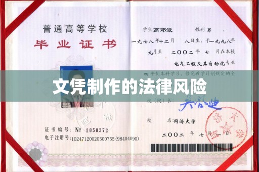柏乡文凭制作的法律风险